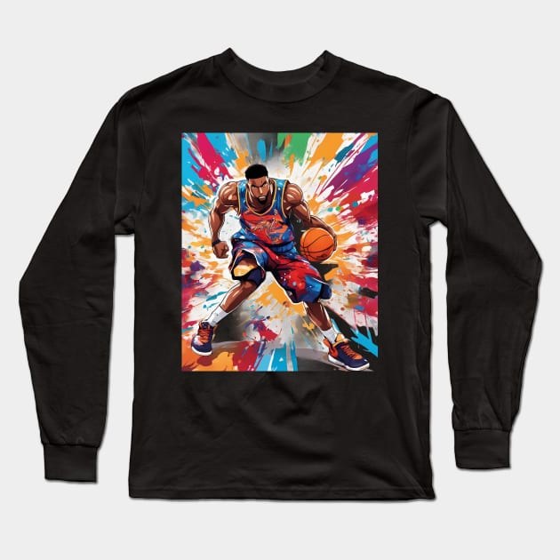 basketball movie Long Sleeve T-Shirt by animegirlnft